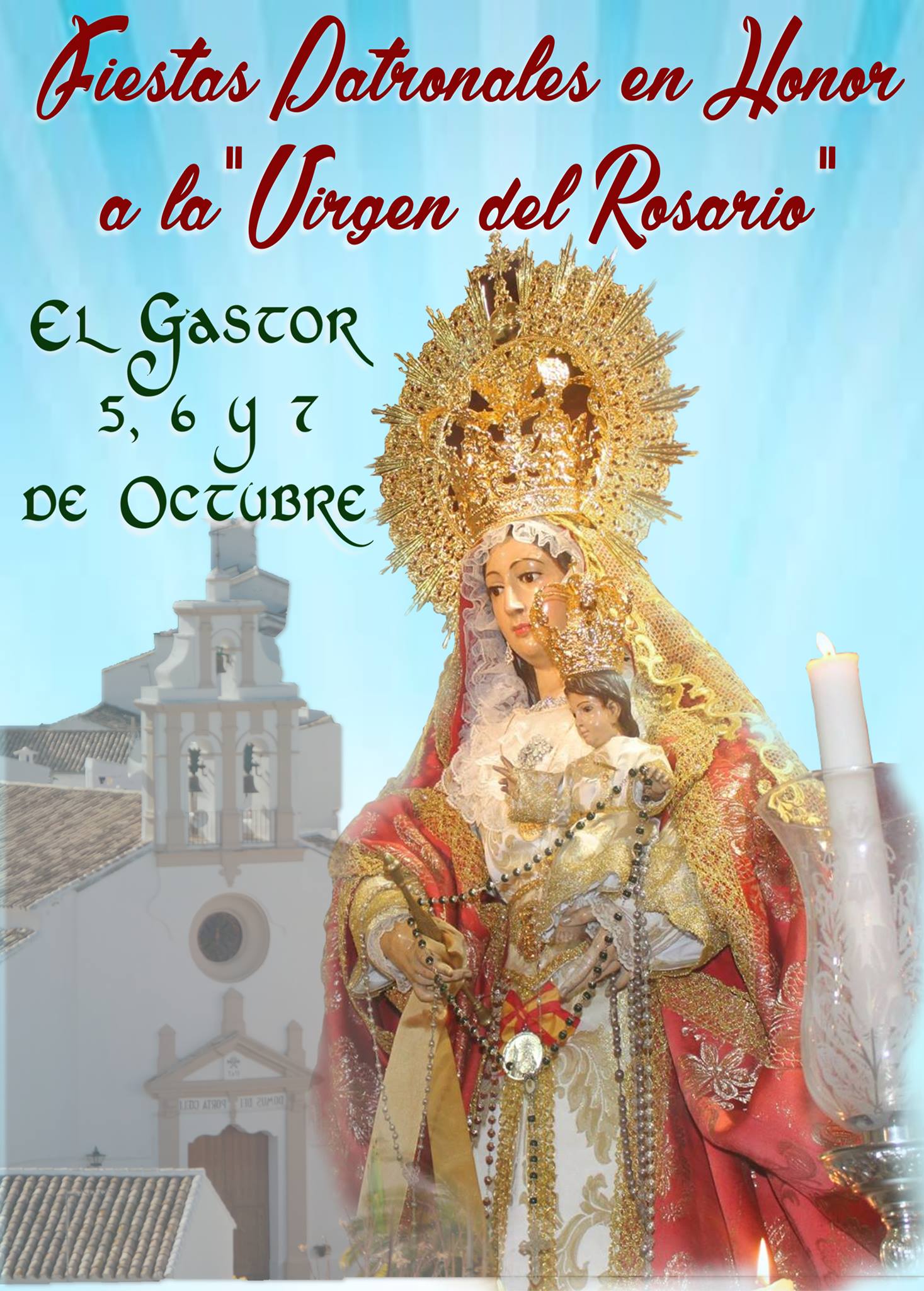 Fiestas patronales en honor de Nuestra Señora del Rosario 2018 El Gastor
